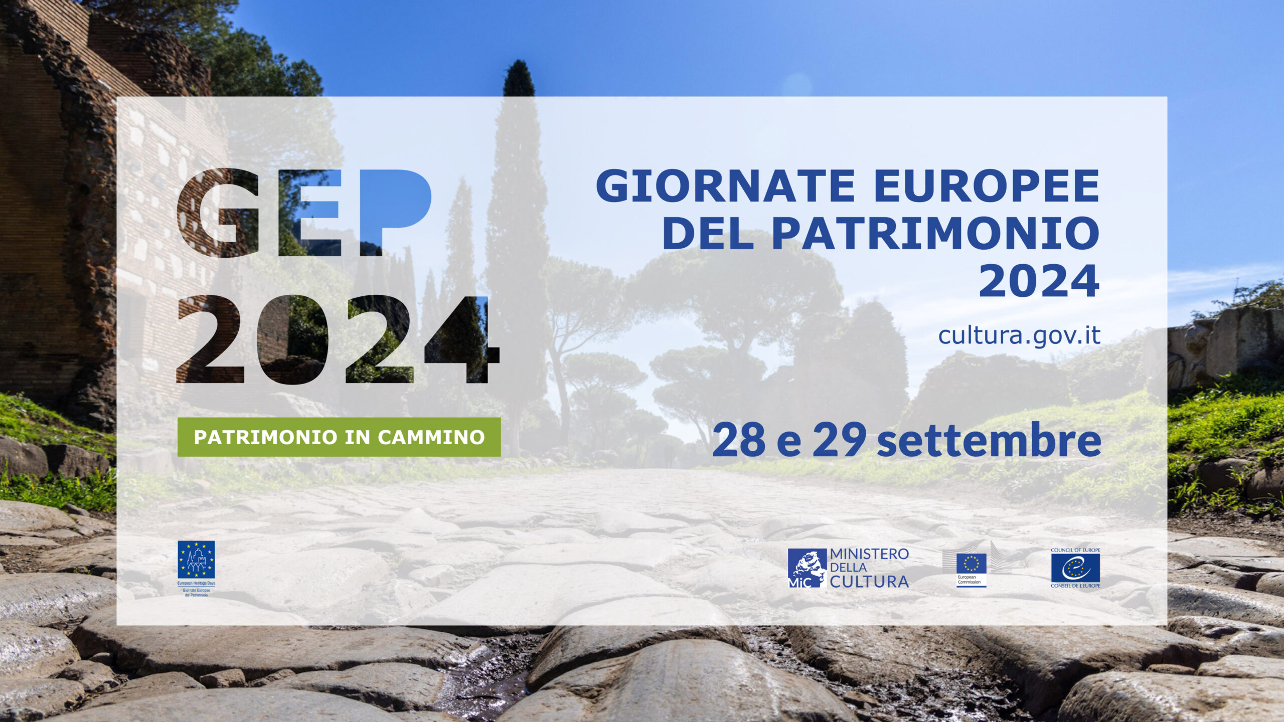 Le Giornate Europee del Patrimonio 2024 Sito ufficiale Parco